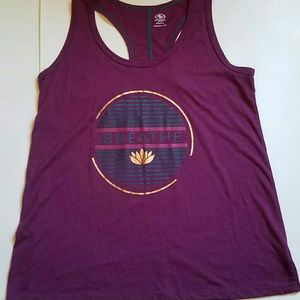 Purple Athletic Works Raceback Tank